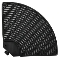 Outsunny 4-delige Parasolvoet, vulbaar, 100 x 100 x 8 cm, Zwart(m-13)
