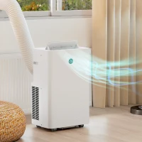 HOMCOM Tragbares Klimagerät mit 12.000 BTU, 4-in-1 Klimaanlage mit WiFi- und Sprachsteuerung, Kühlung, Entfeuchter, Ventilator, Schlafmodus(m-10)