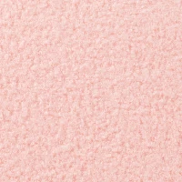 HOMCOM Draaibare bureaustoel van teddy-fleece, in hoogte verstelbaar, met wielen, comfortschuim, roze(m-13)