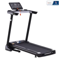 Tapis de Course Electrique Pliable - Aosom.fr x FFHandball - Tapis Roulant 1-12 Km/h 500 W écran LCD 12 programmes Noir(m-17)