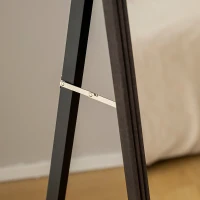 HOMCOM Espejo de Pie Arqueado de Cuerpo Entero con Marco Efecto Imitación Piedra para Salón Dormitorio 53x163 cm Marrón(m-5)