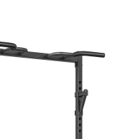 SPORTNOW Halterstandaard 2 niveaus schijfopslag van staal halterhouder tot 200 kg belastbaar Squat Rack(m-12)
