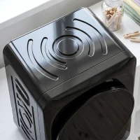 HOMCOM 1000 W compacte wasdroger met extra droog & ECO, timer- en temperatuurinstellingen, zwart(m-10)
