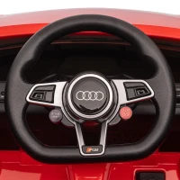 HOMCOM Véhicule électrique Enfant TT RS 12 V 30 W V. Max. 3 Km/h télécommande Effets sonores + Lumineux Rouge(m-10)