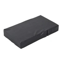 PawHut Escada para Cães dobrável Escada para Gatos Auxílio de Acesso 2 Degraus 20 cm Preto para Cama Sofá Carro Cães Pequenos(m-4)