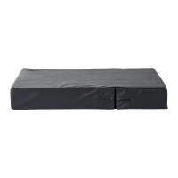PawHut Escada para Cães dobrável Escada para Gatos Auxílio de Acesso 2 Degraus 20 cm Preto para Cama Sofá Carro Cães Pequenos(m-5)