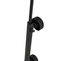PawHut Suporte para Lâmpada de Aquecimento para Terrários Ajustável em Altura 40x15x95 cm Preto(m-5)