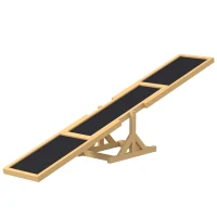 PawHut Gangorra para Agility, antiderrapante, suporta até 50 kg, 180 x 30 x 30 cm(m-6)