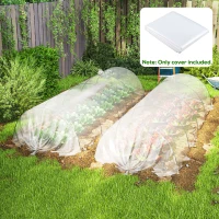 Outsunny Cobertura para estufa em plástico, lona para cobrir plantas, resistente aos raios UV, à prova d'água, APENAS filme 7 x 8 m(m-6)