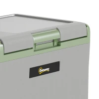 Outsunny 50L Portable Car Refrigerator - Light Green and Grey(m-13)