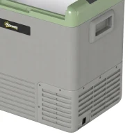 Outsunny 50L Portable Car Refrigerator - Light Green and Grey(m-11)