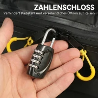 Outsunny Auto Dachbox 21 Kubikfuß Faltbar Wasserdicht Dachgepäckträger mit Anti-Rutsch-Matte 10 Schwerlastgurten 6 Türhaken(m-8)
