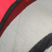 AIYAPLAY Remorque vélo enfant 2 en 1, poussette vélo bébé 2 places, guidon réglable, frein à main, ceinture de sécurité, rouge(m-13)