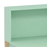 AIYAPLAY Kinderbureau leerlingentafel met lades en opbergruimte voor 5-12 jaar kinderen 90 x 52 x 105 cm Groen(m-12)
