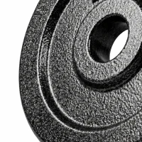 SPORTNOW Weight Plates Set, 1"/2.5cm Weight Disc Pair, 4 x 5kg Metal Dumbbell/Barbell Plates for Home Gym(m-11)