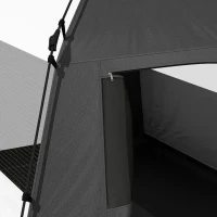 Outsunny Cort camping 2 persoane 3000 mm impermeabil & rezistent la vânt, cort cupolă cu 2 uși, 2 ferestre cu plasă, 2 ferestre laterale, husă de transport(m-10)
