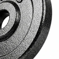 SPORTNOW Weight Plates Set, 1"/2.5cm Weight Disc Pair, 4 x 5kg Metal Dumbbell/Barbell Plates for Home Gym(m-12)