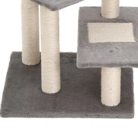 PawHut Klimboom 5 lagen kattenboom speelboom kattenkrabboom trap sisal beige(m-13)