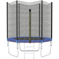 SPORTNOW Trampoline d'extérieur avec filet de sécurité Ø180 cm pour enfants et adultes