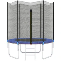 SPORTNOW Trampoline d'extérieur avec filet de sécurité Ø180 cm pour enfants et adultes(m-1)