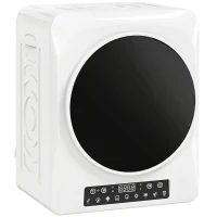 HOMCOM 1000 W Kompakt-Ablufttrockner mit Extra-Trocken & ECO-Modi, Timer- und Temperatureinstellungen, Weiß(m-11)