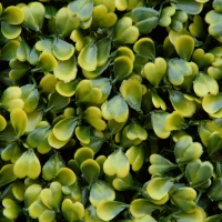 Outsunny 12PCS Artificial Boxwood Wall Panels 50cm x 50cm Grass Privacy Fence Screen Faux Hedge Greenery Backdrop Encrypted Milan Grass for Home Garden Backyard Balcony(m-9)