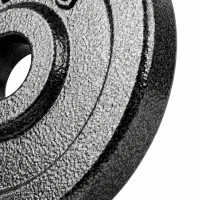 SPORTNOW Weight Plates Set, 1"/2.5cm Weight Disc Pair, 4 x 2.5kg Metal Dumbbell/Barbell Plates for Home Gym(m-12)