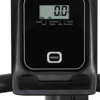 SPORTNOW Vélo d'Appartement Semi-Allongé avec Roues, Résistance Magnétique et Siège Réglable, 132x62x100cm, Noir(m-15)