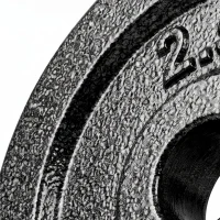 SPORTNOW Weight Plates Set, 1"/2.5cm Weight Disc Pair, 4 x 2.5kg Metal Dumbbell/Barbell Plates for Home Gym(m-9)