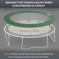HOMCOM Randafdekking veerafdekking randbescherming voor trampoline 305 cm(m-5)