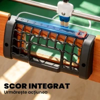 Homcom Masa Fotbal Arcade – Mini Joc Compact Cu 2 Mingi Incluse(m-5)