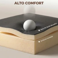 HOMCOM Poltrona Relax Reclinabile Manualmente fino 145° con Poggiapiedi e Rivestimento in Finta Pelle, Nero(m-7)