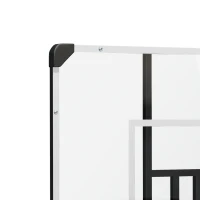 SPORTNOW Panier de basketball mural avec panier spécial filet toutes saisons pour l'intérieur et l'extérieur 113x61x73cm blanc(m-13)