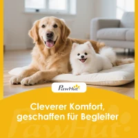 PawHut Hundetreppe 3 Stufen 36,5 cm Hoch Haustiertreppe für Kleine Hunde klappbar für Bett, Sofa, Couch Auto Braun(m-9)