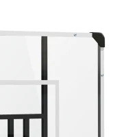 SPORTNOW Panier de basketball mural avec panier spécial filet toutes saisons pour l'intérieur et l'extérieur 113x61x73cm blanc(m-12)