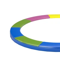 SPORTNOW Coussin de protection trampoline 305cm avec cordon élastique résistant aux intempéries et UV anti-déchirure, multicolore(m-9)
