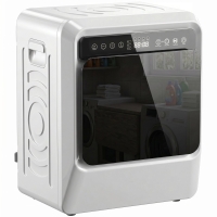 HOMCOM 5kg Vented Tumble Dryer, 1000W Compact Tumble Dryer with Smart Drying, Freestanding Stackable Clothes Drying Machine