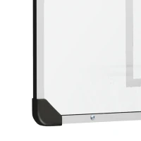 SPORTNOW Panier de basketball mural avec panier spécial filet toutes saisons pour l'intérieur et l'extérieur 113x61x73cm blanc(m-10)