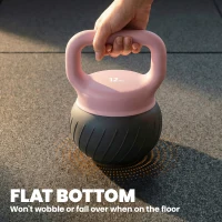 SPORTNOW Soft Kettlebell, 12kg Kettle Bell with Anti-Slip Grip for Home Gym Weight Lifting and Strength Training(m-17)