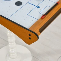 HOMCOM 2.5FT Tabletop Air Hockey Game Table Wooden Portable Party Gaming Toy for Kids Children Adult(m-9)