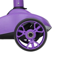 AIYAPLAY Trottinette électrique pour enfants 6+ ans, pliable 3 roues démarrage zéro, vitesse maximale 8 km/h 64x29x83cm violet(m-12)