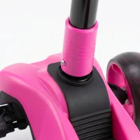 AIYAPLAY Trottinette électrique pour enfants 6+ ans, pliable 3 roues démarrage zéro, vitesse maximale 8 km/h 64 x 29 x 83 cm rose(m-15)