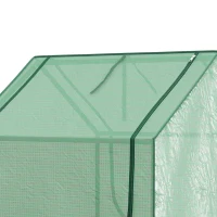 Outsunny 61 x 61cm Garden Planter Bed, with Cover - Green and Silver(m-12)