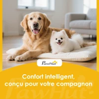 PawHut Niche pour Chien Extérieur Maison pour Chien Corps Entièrement Ouvrant pour Nettoyage Facile 84x101x86 cm Gris et Blanc(m-9)