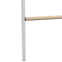 PawHut Poleiro para Galinhas de 4 Níveis de Madeira e Aço para 4-6 Galinhas 140x86 cm para Galinheiros com Tubos 25 mm Madeira(m-9)