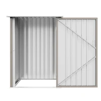 Outsunny Abri de Jardin 1m² - Remise pour Outils - cabanon Porte verrouillable - dim. 1L x 1,03l x 1,6H m - tôle d'acier ondulée(m-11)