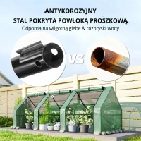Tunel ogrodniczy szklarnia ogrodowa Outsunny(m-8)
