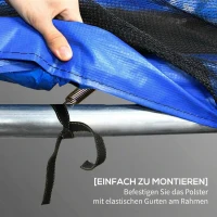 SPORTNOW Ersatz-Randabdeckung für Trampoline, wasserfest, reißfest, Ø244 cm, bunt(m-5)