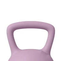 SPORTNOW 10KG Soft Kettlebell, Kettlebell with Non-Slip Handle for Home Gym, Weight Lifting, Strength Training, Purple/Grey(m-9)