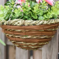 Outsunny Set 2 Plante Lisianthus – Ghiveci Rachita, Decorative pentru Agatat(m-11)